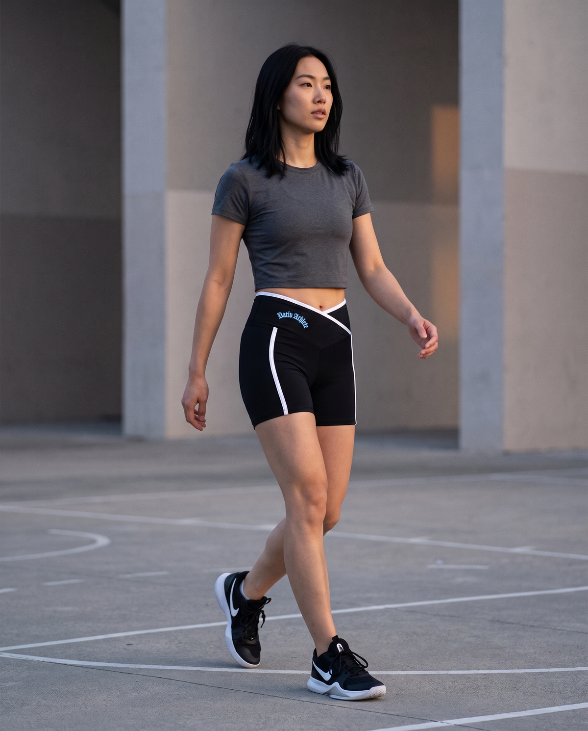 Nativ Sculpt Color Block Shorts