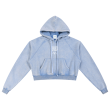 Glory Snow Washed Cropped Hoodie