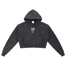 Glory Snow Washed Cropped Hoodie