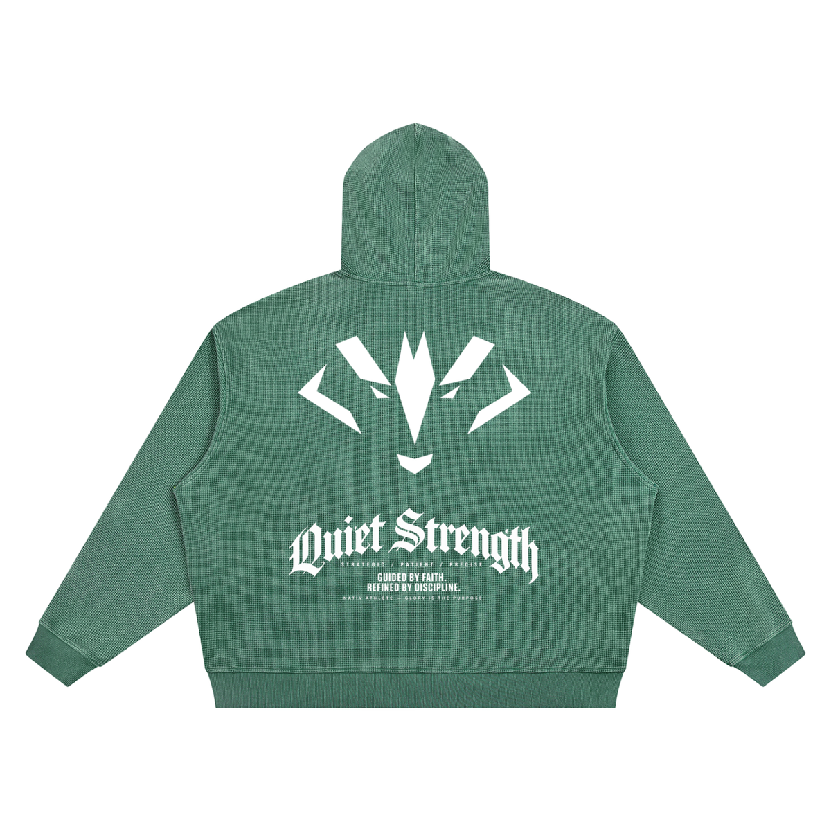 Quiet Strength Waffle Box Hoodie