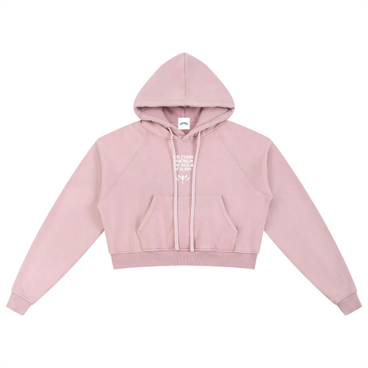 Glory Snow Washed Cropped Hoodie
