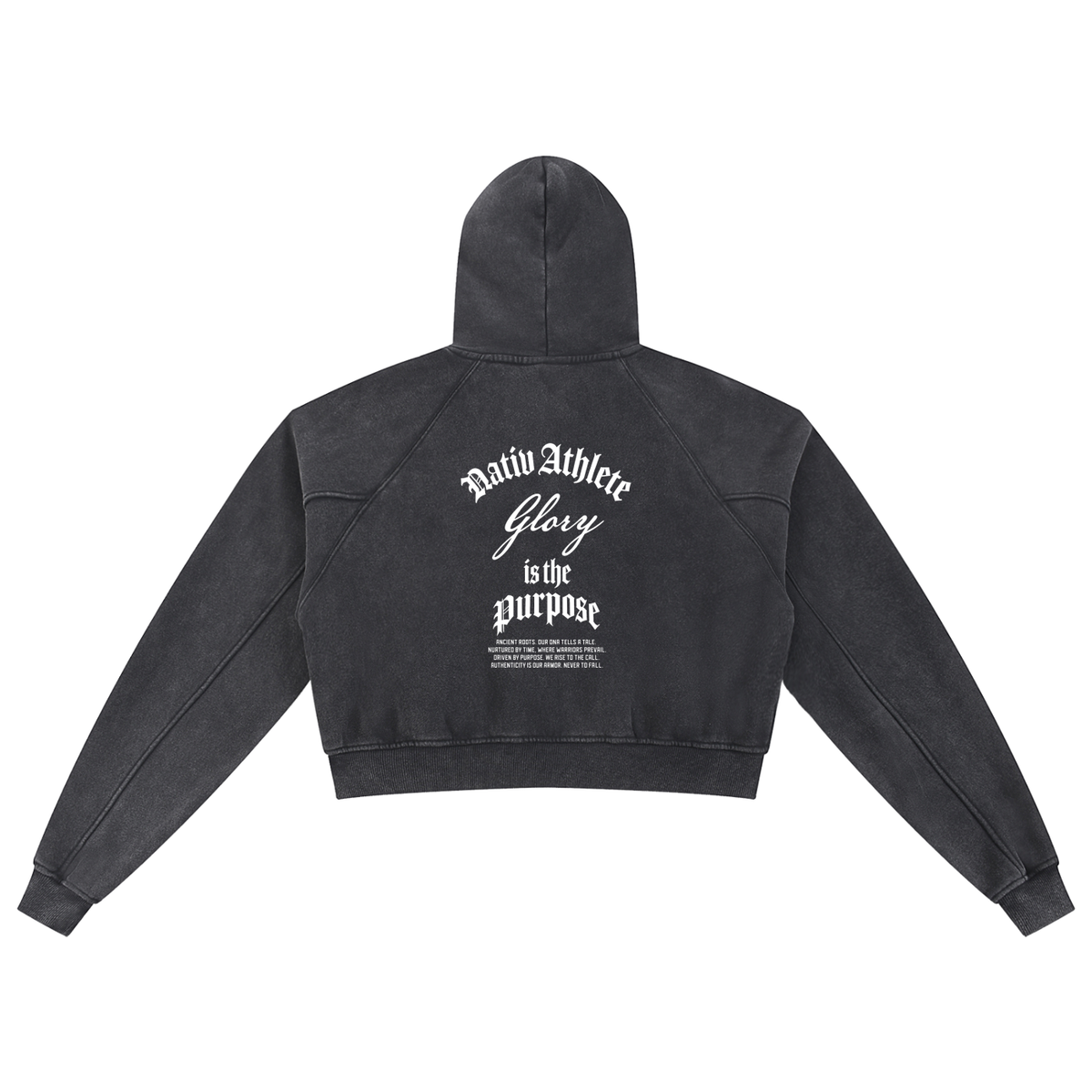 Glory Snow Washed Cropped Hoodie