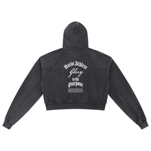 Glory Snow Washed Cropped Hoodie