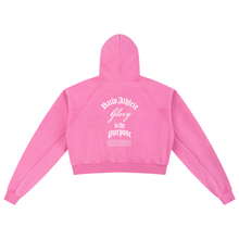 Glory Snow Washed Cropped Hoodie