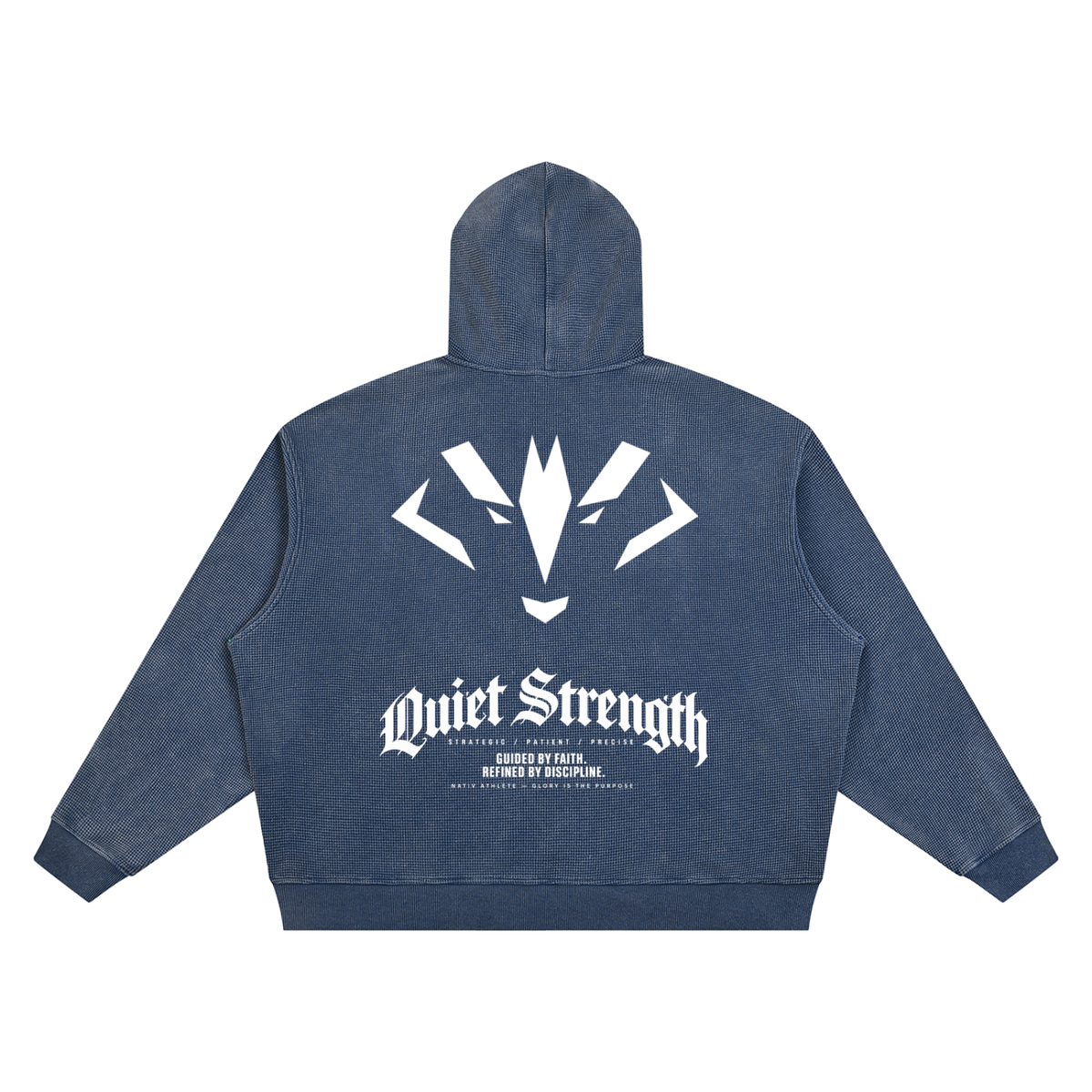 Quiet Strength Waffle Box Hoodie