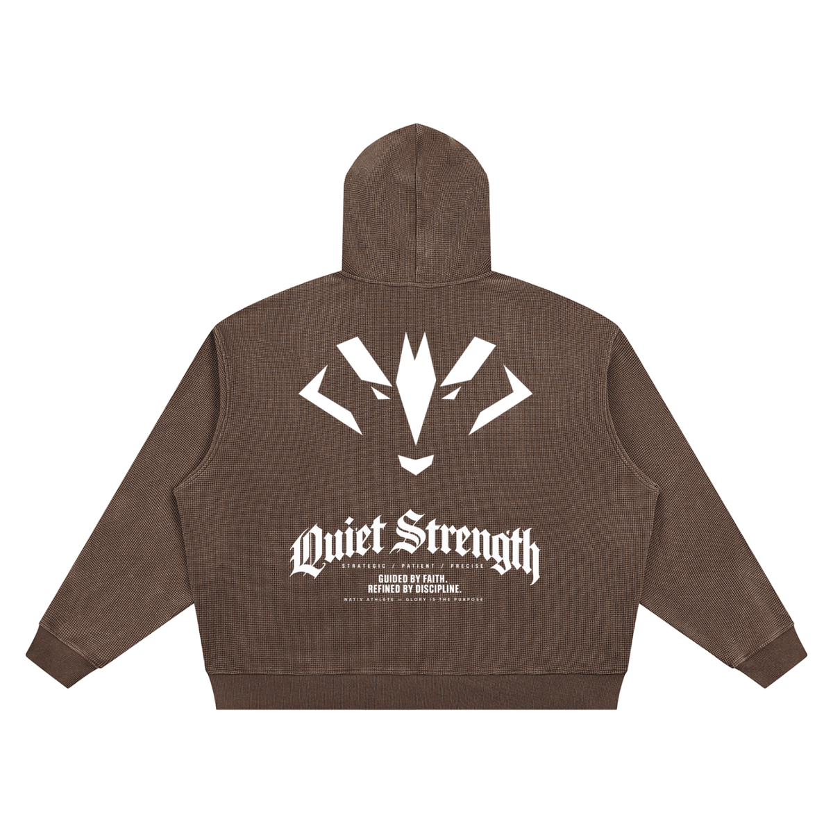 Quiet Strength Waffle Box Hoodie