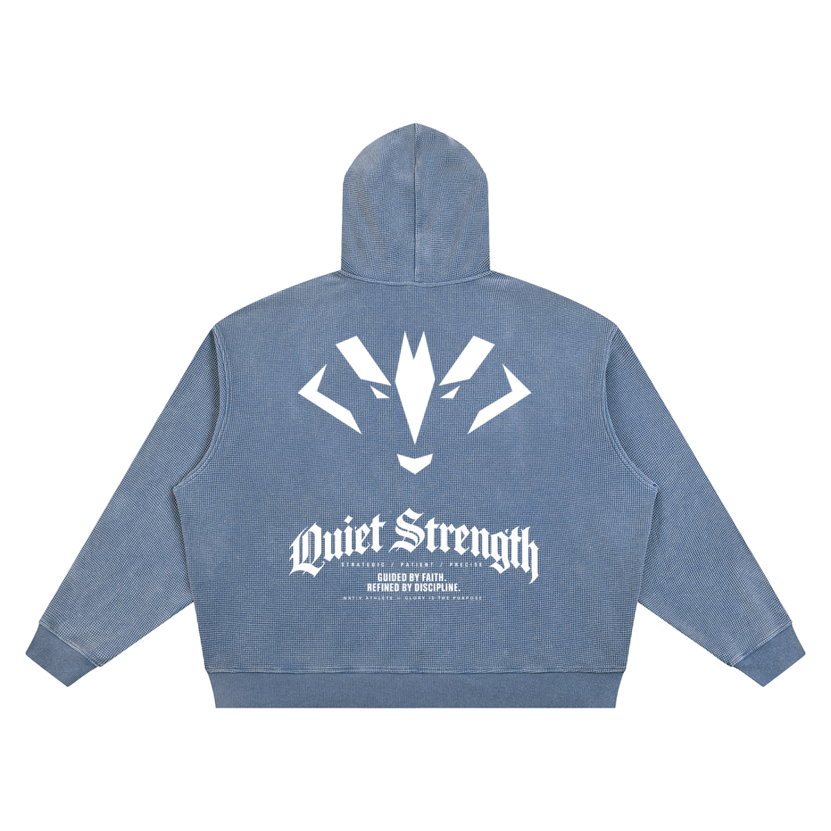 Quiet Strength Waffle Box Hoodie