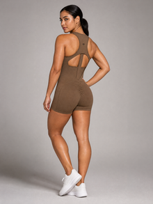Nativ Sculpt Quarter-Zip Romper