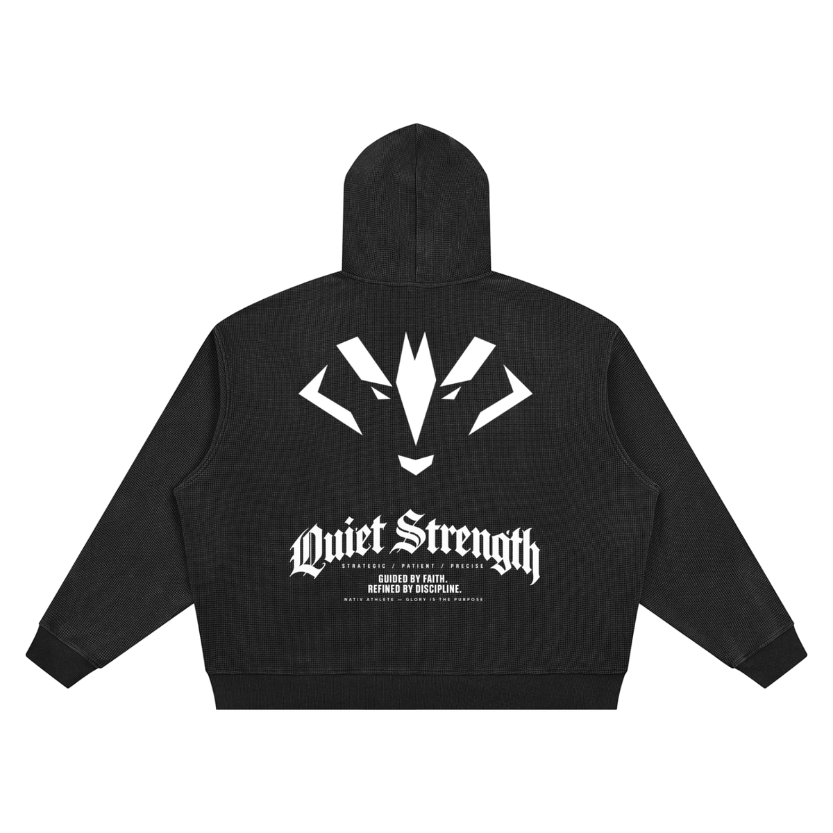 Quiet Strength Waffle Box Hoodie