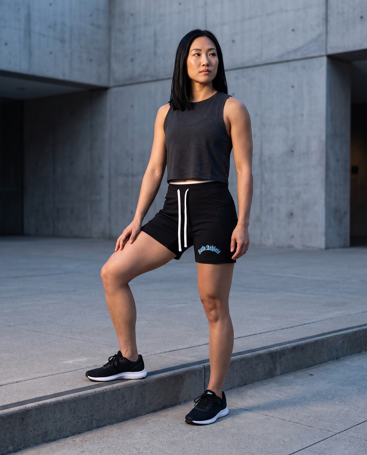 Nativ Stride Knee-Length Shorts