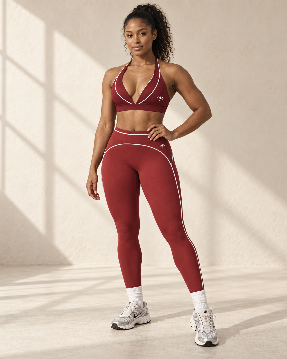 Nativ High Rise Topstitching Leggings